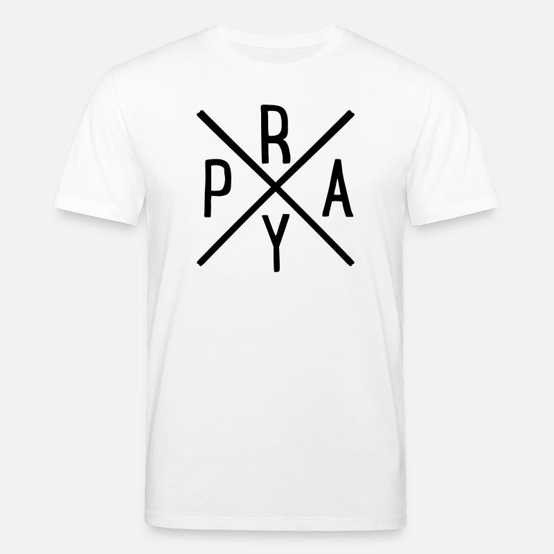prier - T-shirt bio CREATOR Stanley/Stella Unisexe - blanc