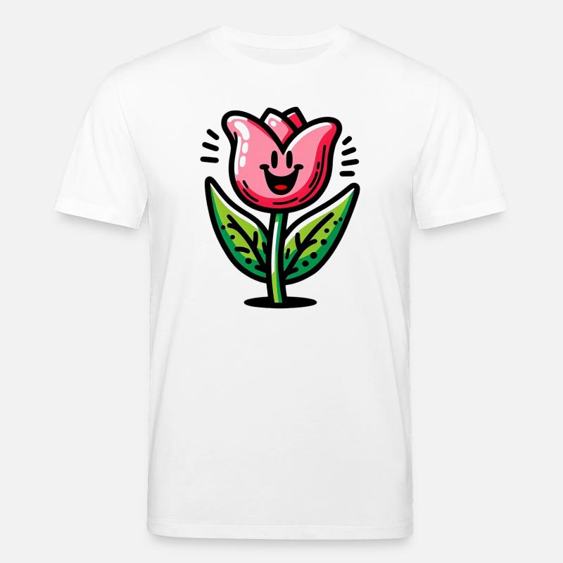 Tulpe - Stanley/Stella Unisex Bio-T-Shirt CREATOR  - Weiß