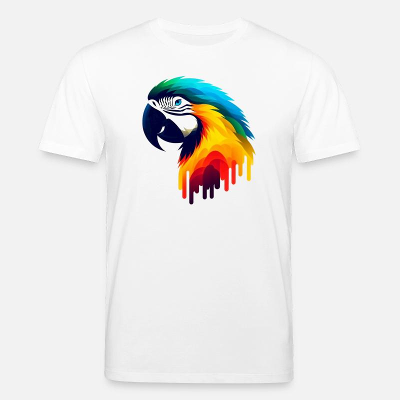 Papagei - Stanley/Stella Unisex Bio-T-Shirt CREATOR  - Weiß
