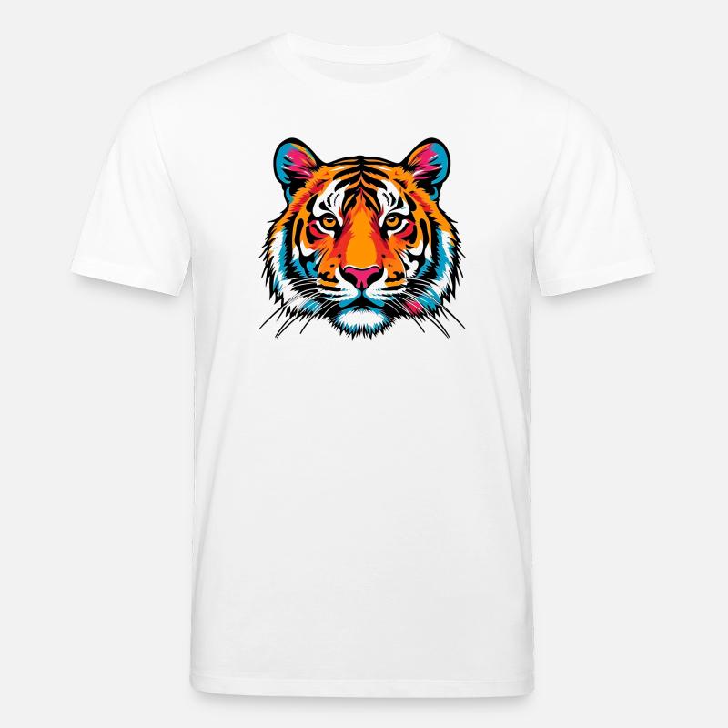 Tiger - Stanley/Stella Unisex Bio-T-Shirt CREATOR  - Weiß