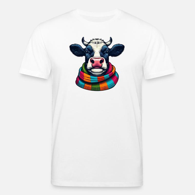 Kuh - Stanley/Stella Unisex Bio-T-Shirt CREATOR  - Weiß