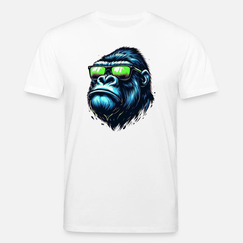 Gorilla - Stanley/Stella Unisex Bio-T-Shirt CREATOR  - Weiß