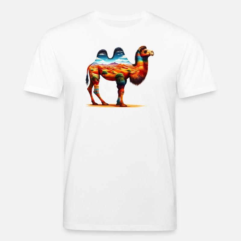 Kamel - Stanley/Stella Unisex Bio-T-Shirt CREATOR  - Weiß