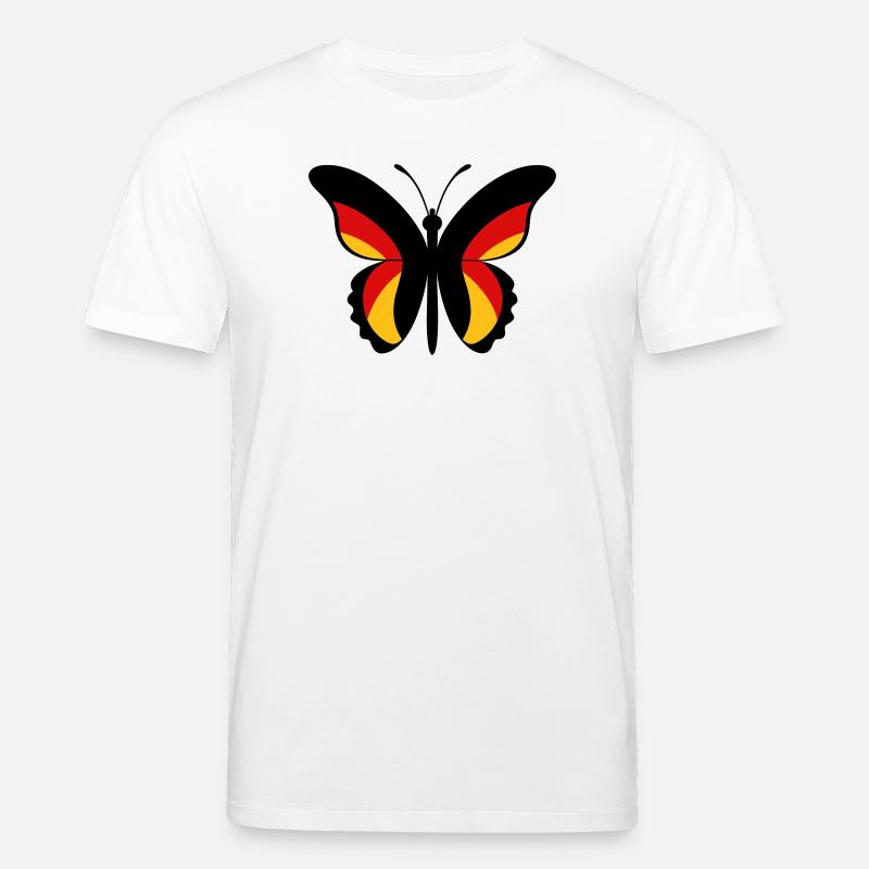 GER Schmetterling - Stanley/Stella Unisex Bio-T-Shirt CREATOR  - Weiß