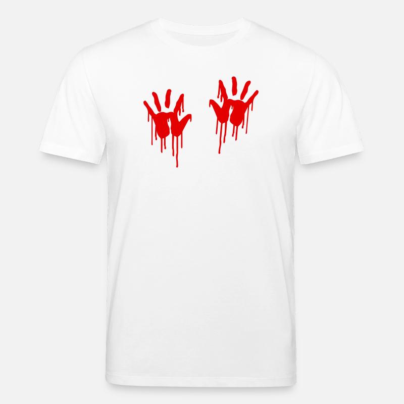 Main sanglante - T-shirt bio CREATOR Stanley/Stella Unisexe - blanc