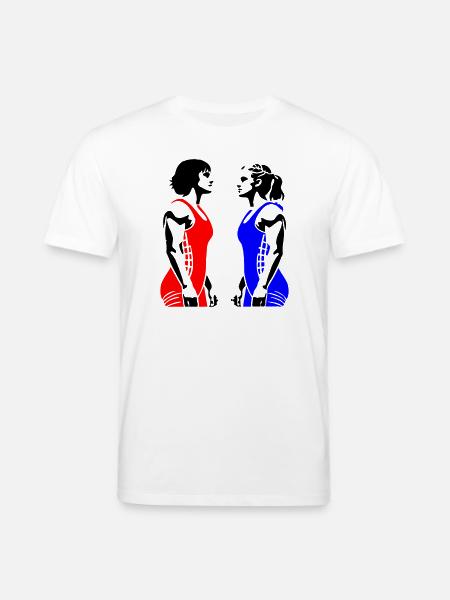 Women's Wrestling - Stanley/Stella CREATOR Unisex Organic T-Shirt - white