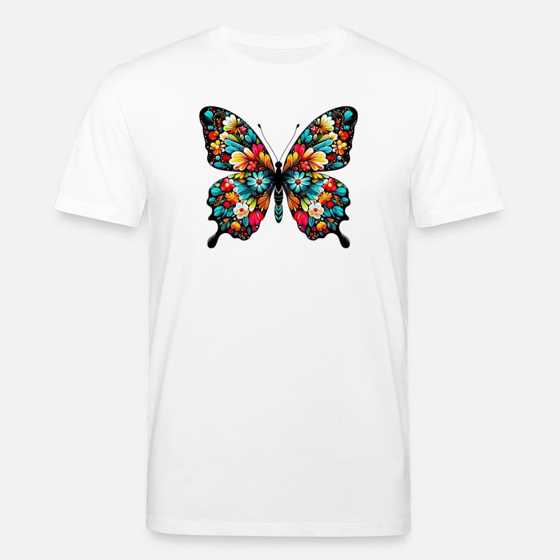 Papillon - T-shirt bio CREATOR Stanley/Stella Unisexe - blanc