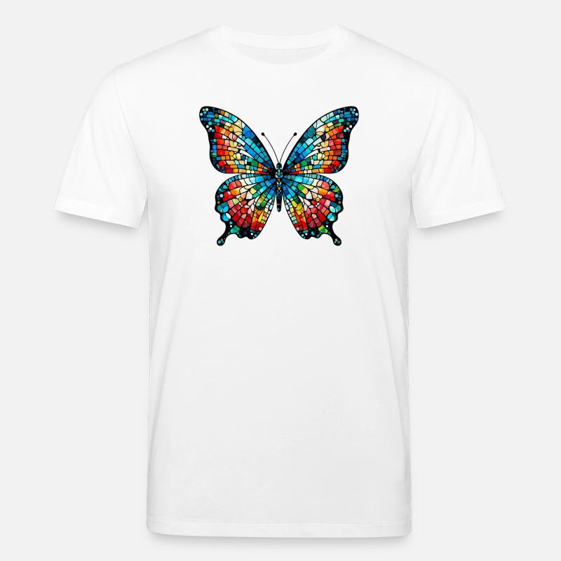 Schmetterling - Stanley/Stella Unisex Bio-T-Shirt CREATOR  - Weiß