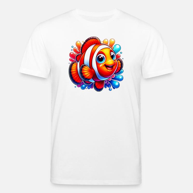 Clownfische - Stanley/Stella Unisex Bio-T-Shirt CREATOR  - Weiß