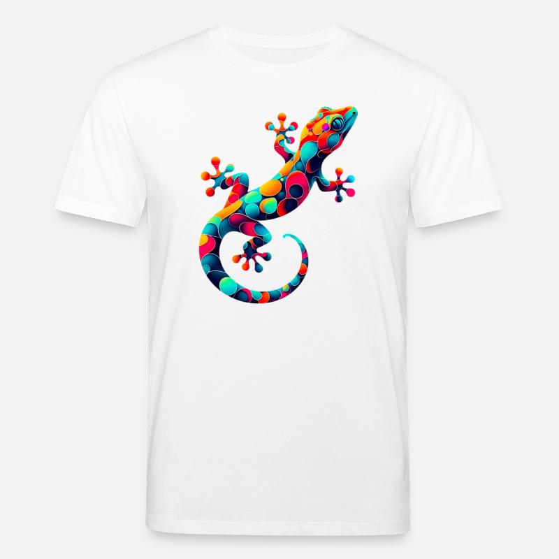 Gecko - Stanley/Stella Unisex Bio-T-Shirt CREATOR  - Weiß