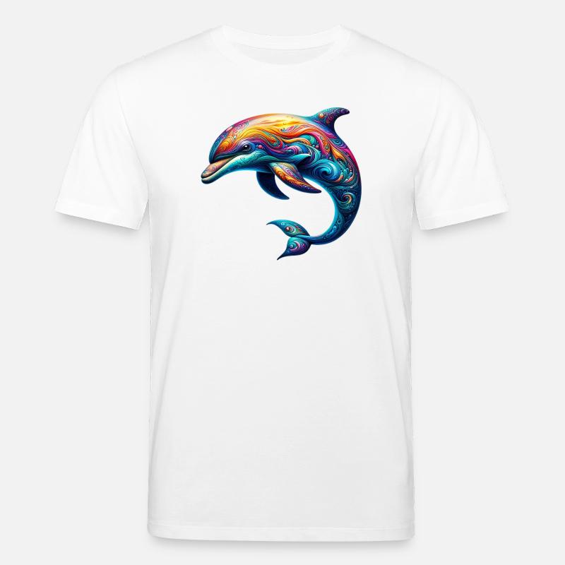 Delfin - Stanley/Stella Unisex Bio-T-Shirt CREATOR - Weiß