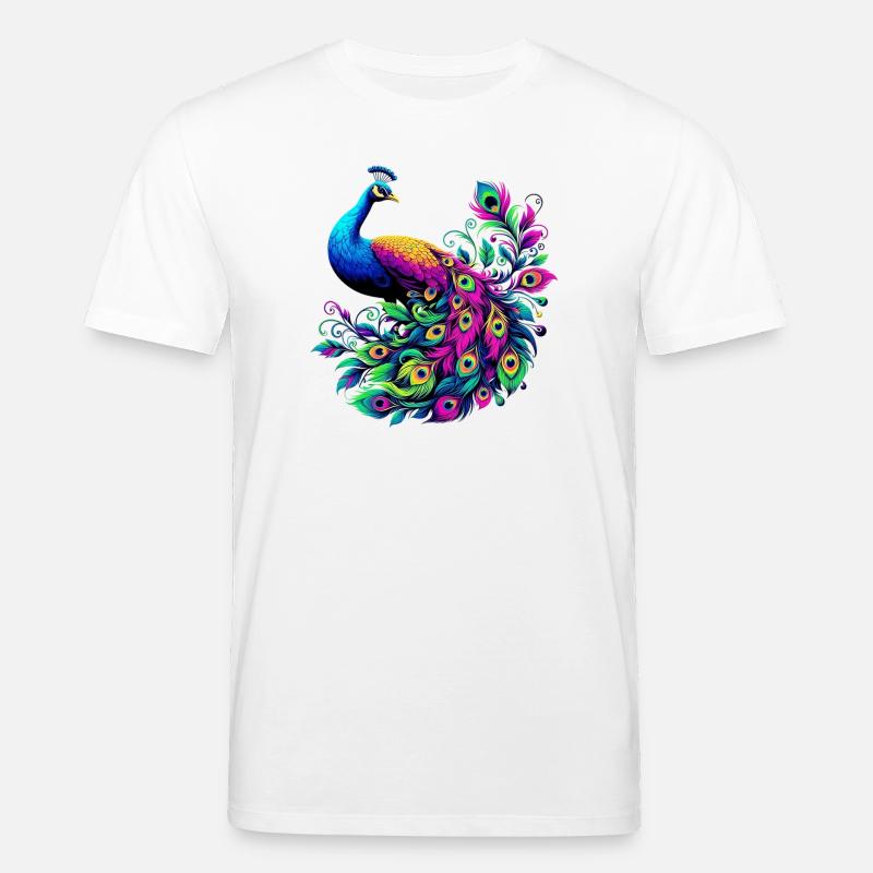 Pfau - Stanley/Stella Unisex Bio-T-Shirt CREATOR  - Weiß