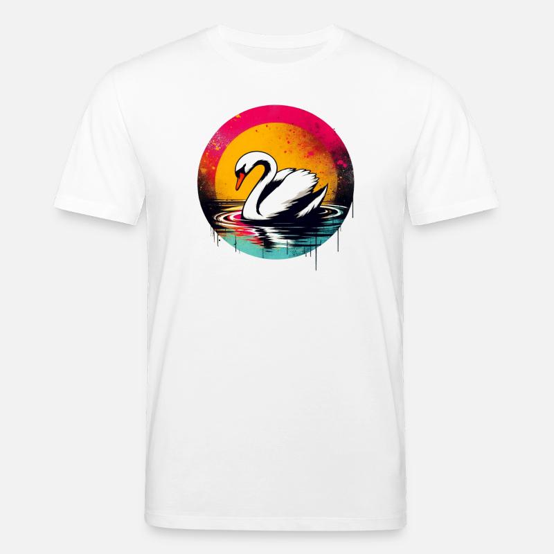 Schwan - Stanley/Stella Unisex Bio-T-Shirt CREATOR  - Weiß