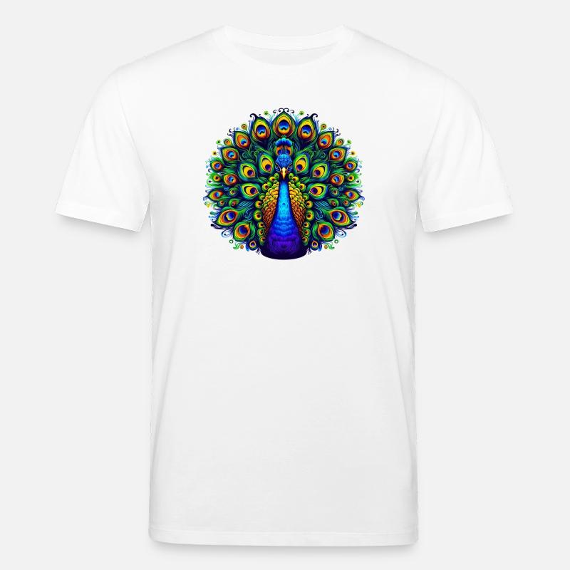 Pfau - Stanley/Stella Unisex Bio-T-Shirt CREATOR  - Weiß