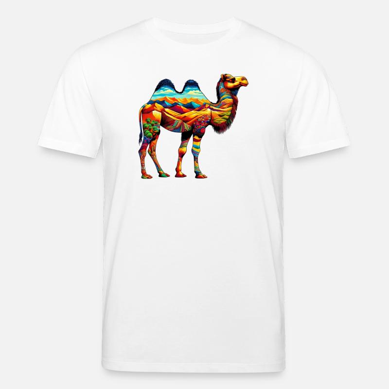 Kamel - Stanley/Stella Unisex Bio-T-Shirt CREATOR  - Weiß