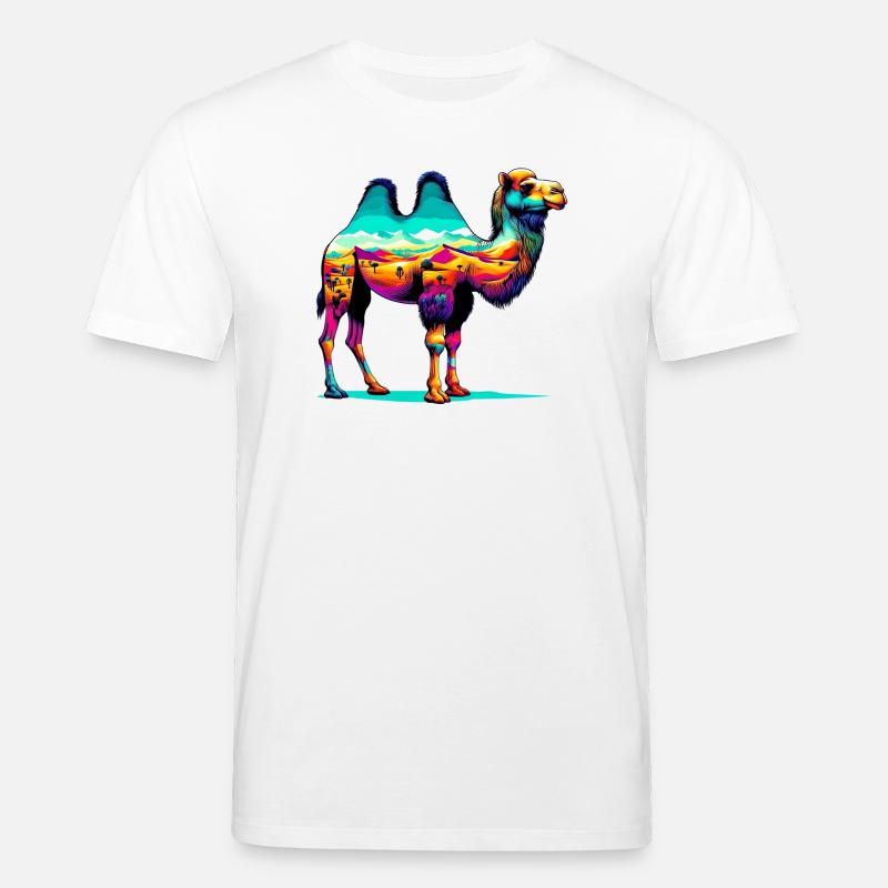 Kamel - Stanley/Stella Unisex Bio-T-Shirt CREATOR  - Weiß