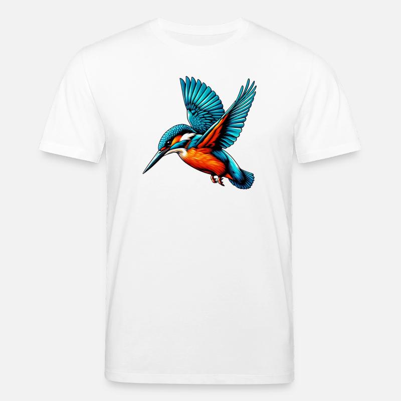 Eisvogel - Stanley/Stella Unisex Bio-T-Shirt CREATOR  - Weiß