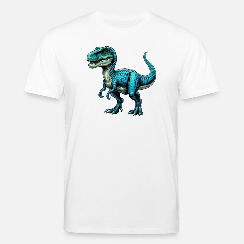 Dinosaurier - Stanley/Stella Unisex Bio-T-Shirt CREATOR  - Weiß