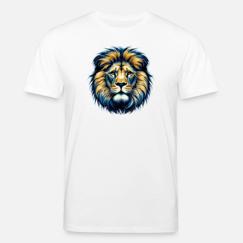 Löwe - Stanley/Stella Unisex Bio-T-Shirt CREATOR  - Weiß