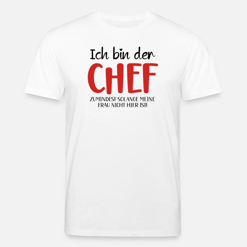 Kochkunst CHEF Motiv - Stanley/Stella Unisex Bio-T-Shirt CREATOR  - Weiß