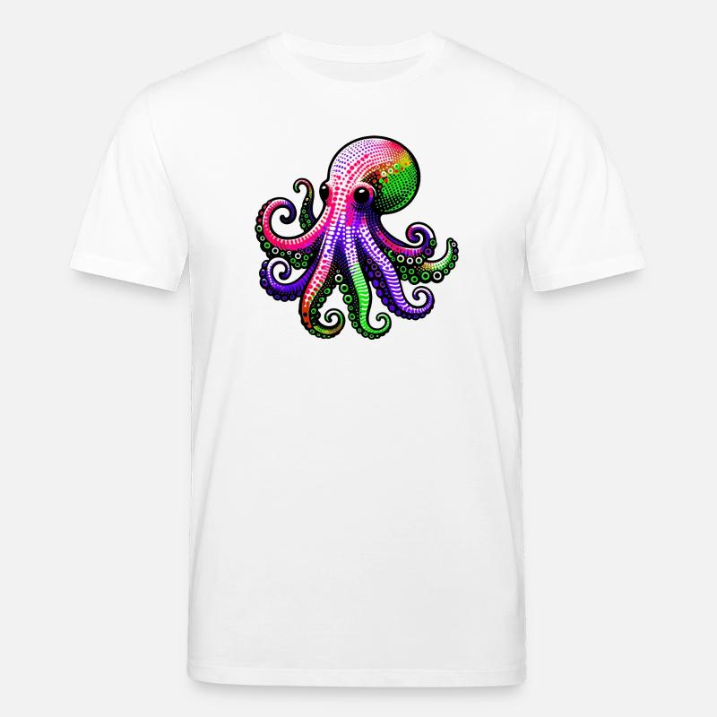 Pieuvre - T-shirt bio CREATOR Stanley/Stella Unisexe - blanc