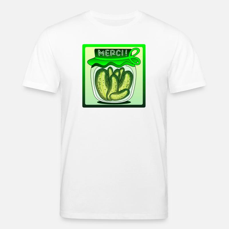 DANKE GURKENGURKEN - Stanley/Stella Unisex Bio-T-Shirt CREATOR  - Weiß