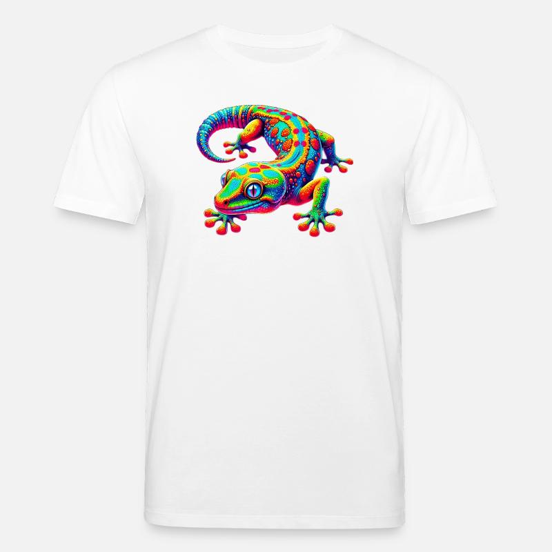 Gecko - T-shirt bio CREATOR Stanley/Stella Unisexe - blanc