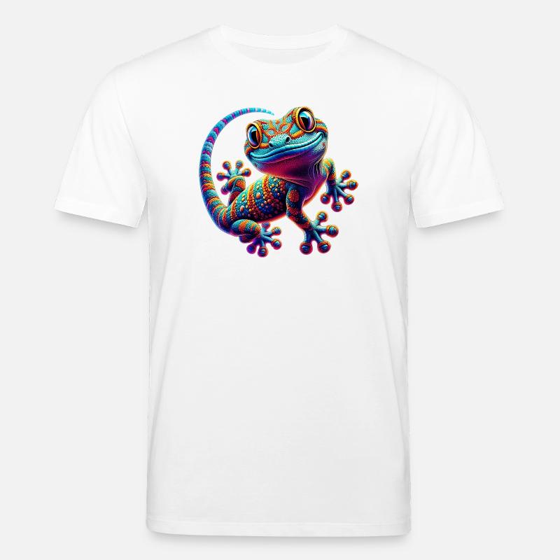 Gecko - T-shirt bio CREATOR Stanley/Stella Unisexe - blanc
