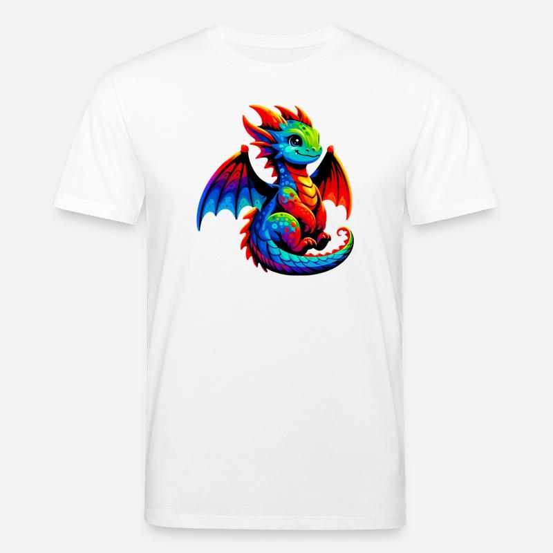 Drache - Stanley/Stella Unisex Bio-T-Shirt CREATOR  - Weiß