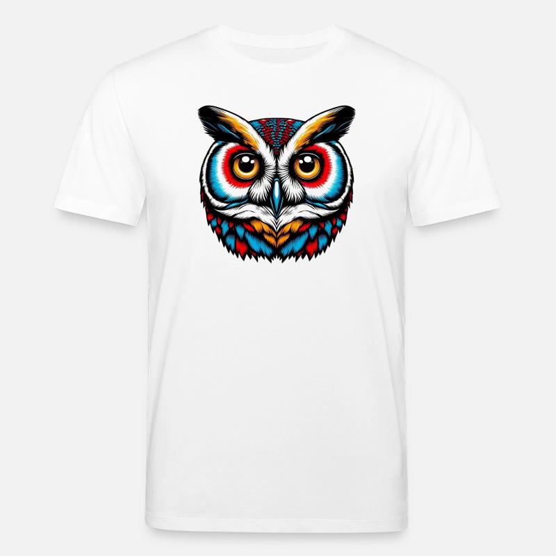 Eule - Stanley/Stella Unisex Bio-T-Shirt CREATOR  - Weiß