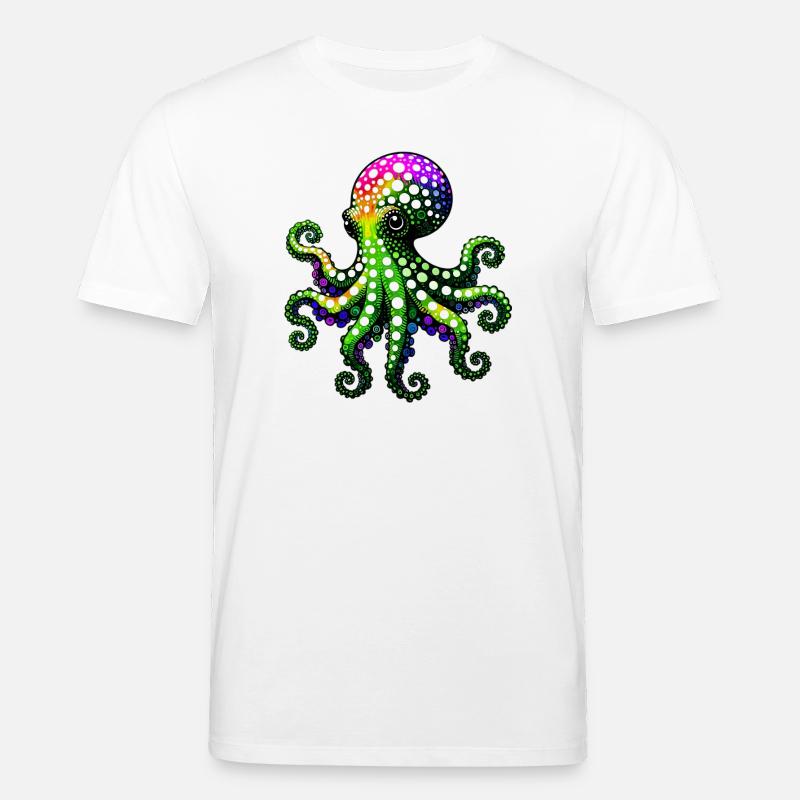 Krake - Stanley/Stella Unisex Bio-T-Shirt CREATOR - Weiß