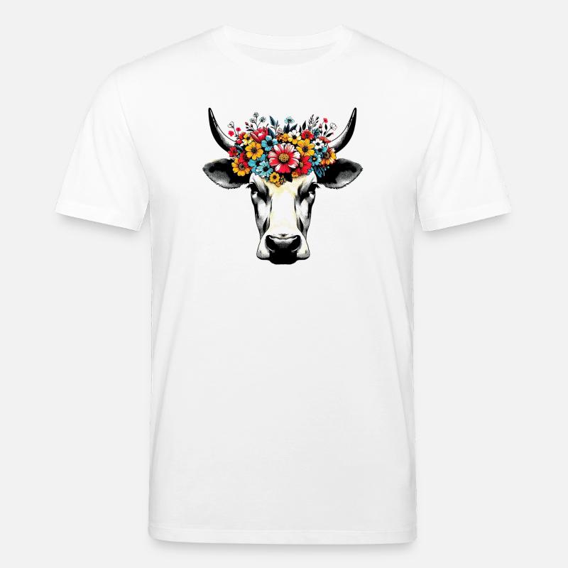 Kuh - Stanley/Stella Unisex Bio-T-Shirt CREATOR  - Weiß