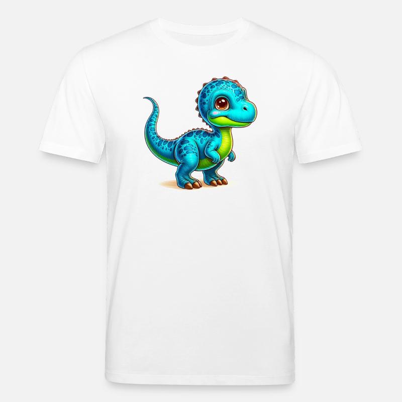 Dinosaurier - Stanley/Stella Unisex Bio-T-Shirt CREATOR  - Weiß
