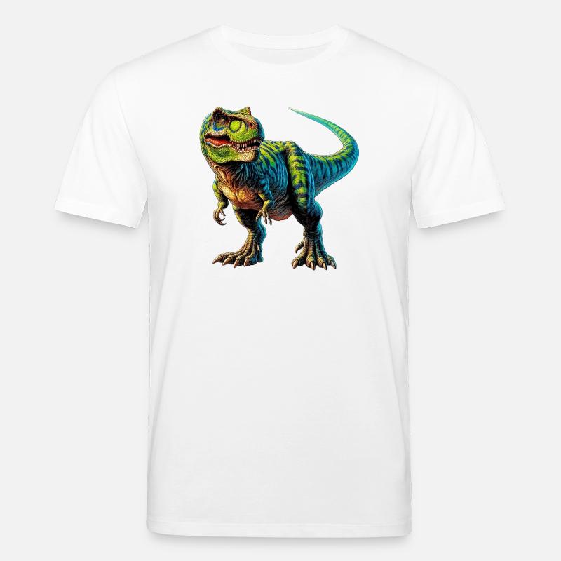 Dinosaurier - Stanley/Stella Unisex Bio-T-Shirt CREATOR  - Weiß