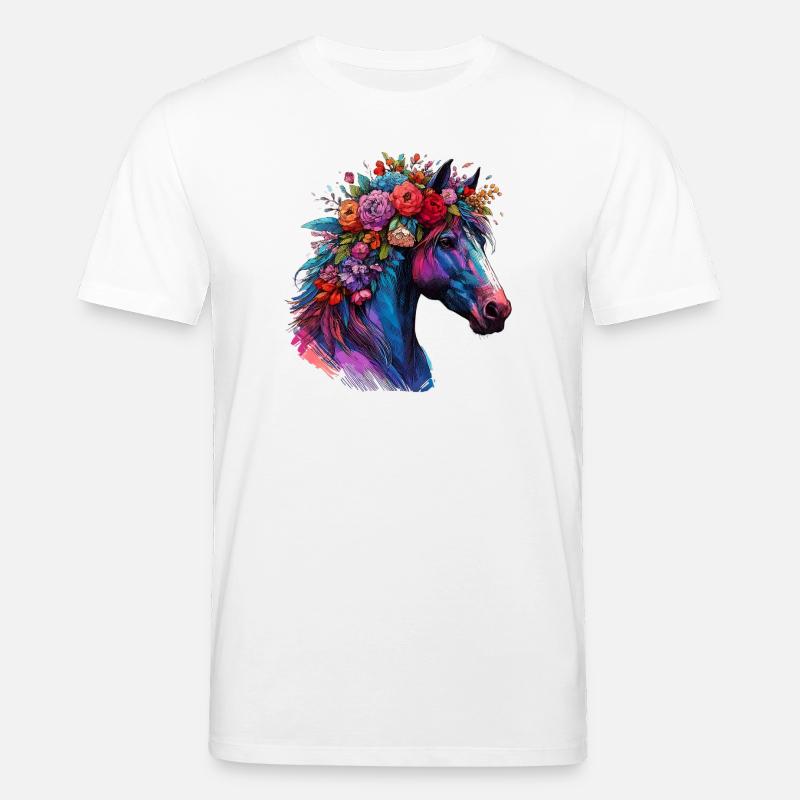 Pferd - Stanley/Stella Unisex Bio-T-Shirt CREATOR  - Weiß