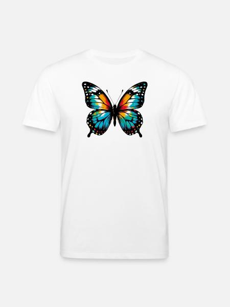 Butterfly - Stanley/Stella CREATOR Unisex Organic T-Shirt - white