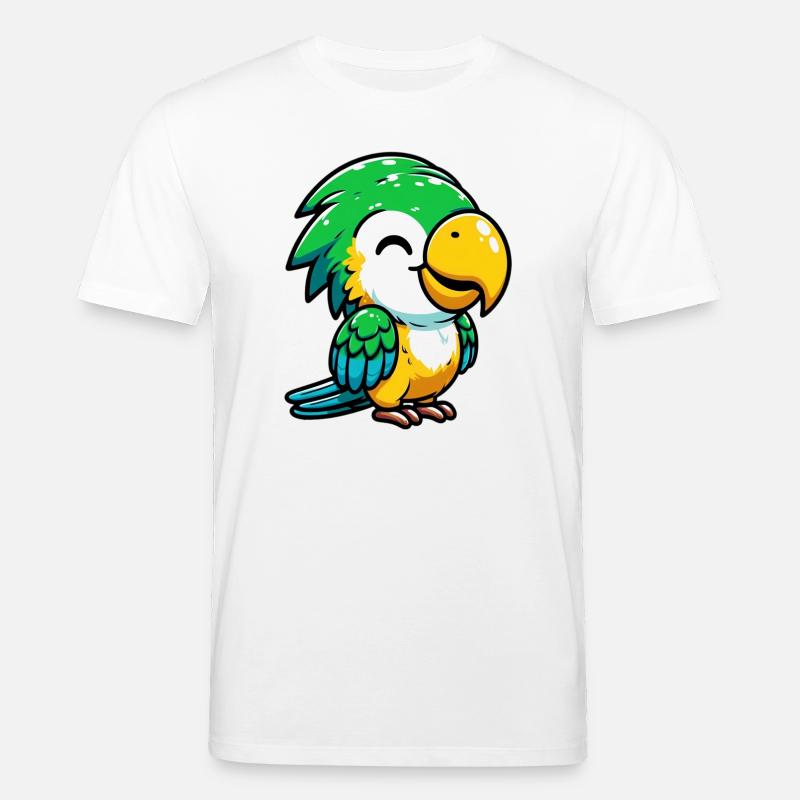 Papagei - Stanley/Stella Unisex Bio-T-Shirt CREATOR  - Weiß