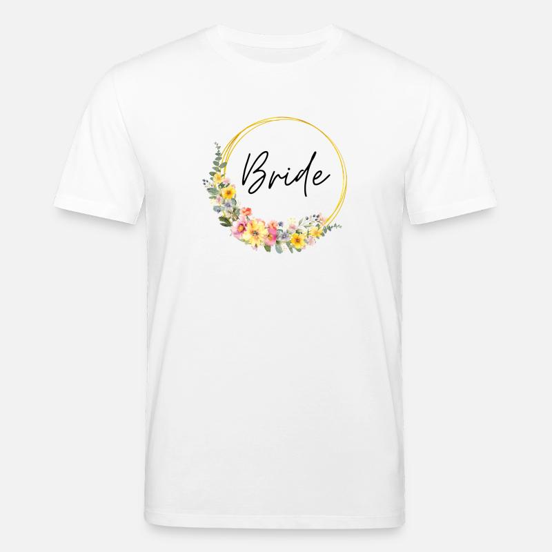 Team Bride! Personalisierbar - Stanley/Stella Unisex Bio-T-Shirt CREATOR  - Weiß