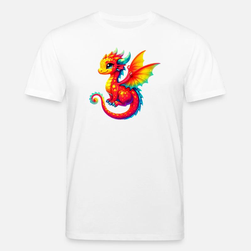 Drache - Stanley/Stella Unisex Bio-T-Shirt CREATOR  - Weiß
