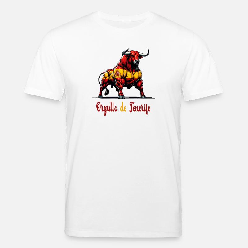 Design du drapeau Pride Tenerife - T-shirt bio CREATOR Stanley/Stella Unisexe - blanc