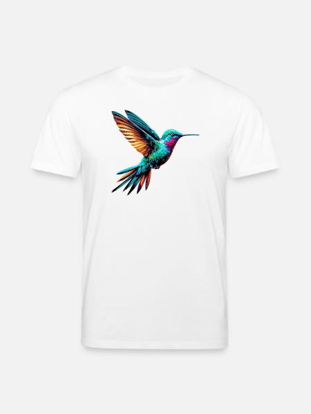 Hummingbird - Stanley/Stella CREATOR Unisex Organic T-Shirt - white