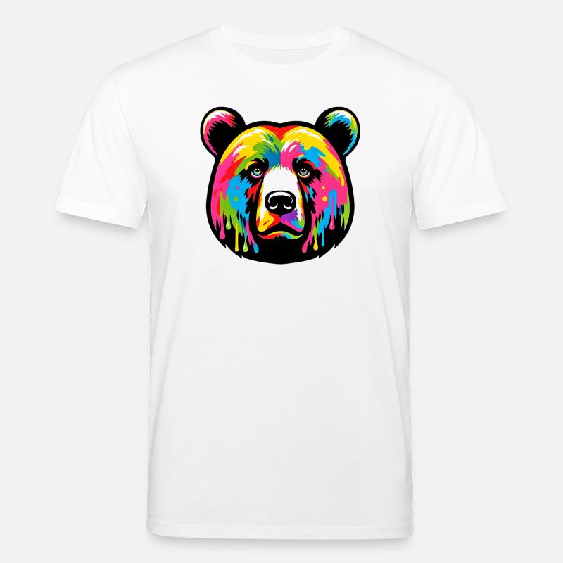 Bär - Stanley/Stella Unisex Bio-T-Shirt CREATOR  - Weiß