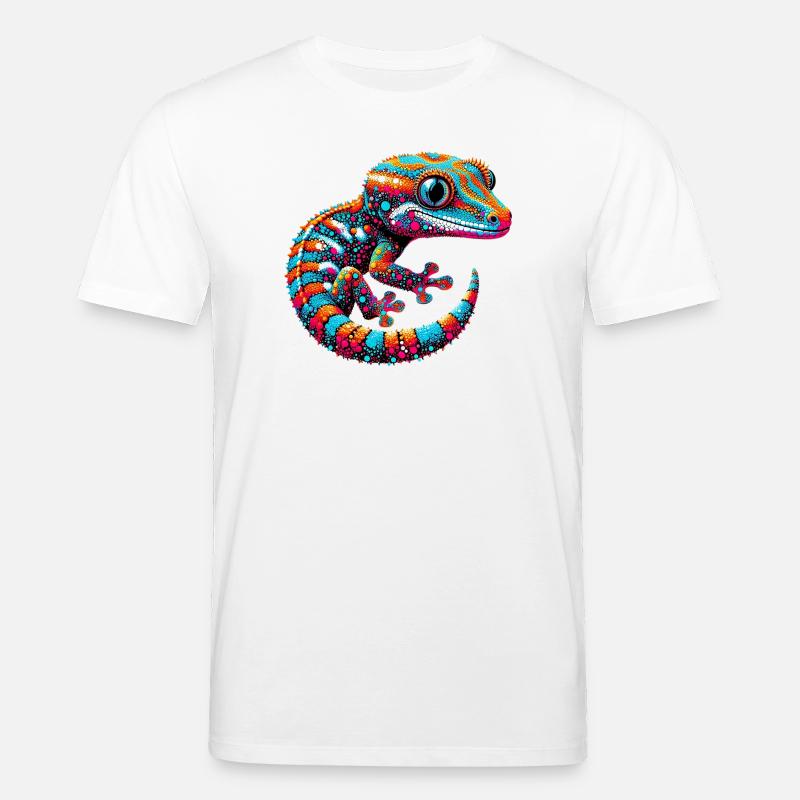 Gecko - Stanley/Stella Unisex Bio-T-Shirt CREATOR  - Weiß