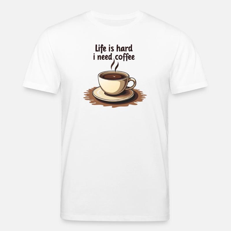 Kaffeetasse mit Textmotivation - Stanley/Stella Unisex Bio-T-Shirt CREATOR  - Weiß