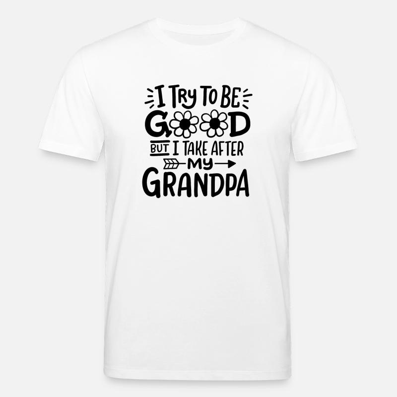Opa Enkel Enkelkinder - Stanley/Stella Unisex Bio-T-Shirt CREATOR  - Weiß