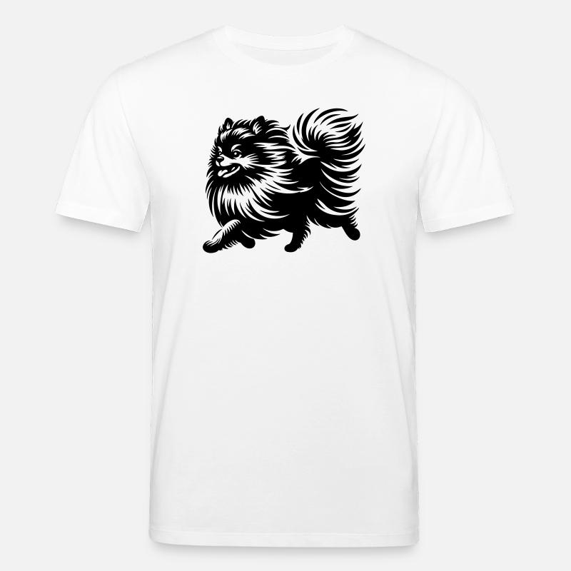 Zwergspitz - Stanley/Stella Unisex Bio-T-Shirt CREATOR  - Weiß