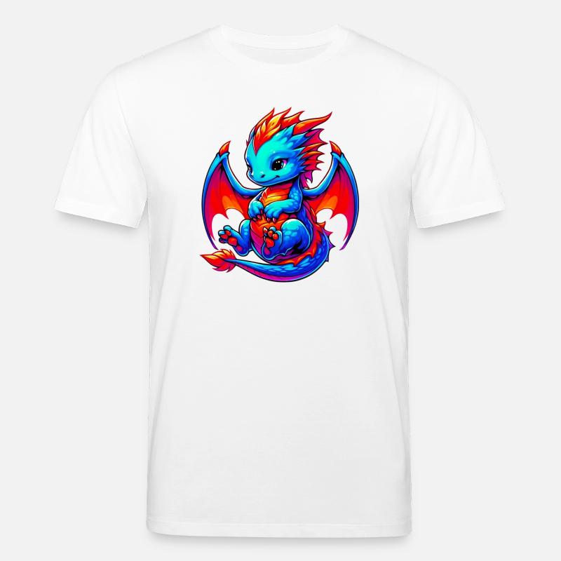 Drache - Stanley/Stella Unisex Bio-T-Shirt CREATOR  - Weiß