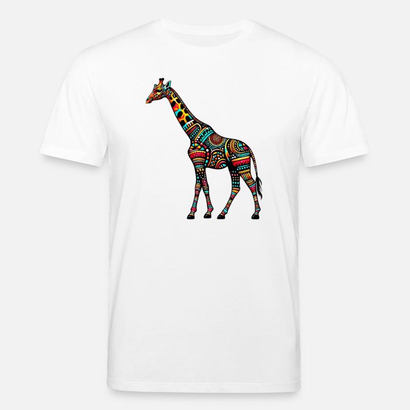 Giraffe - Stanley/Stella Unisex Bio-T-Shirt CREATOR  - Weiß