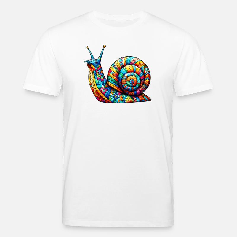 Schnecke - Stanley/Stella Unisex Bio-T-Shirt CREATOR - Weiß