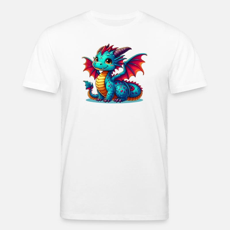 Drache - Stanley/Stella Unisex Bio-T-Shirt CREATOR  - Weiß